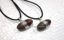Shiva Lingam Pendant with cotton cord